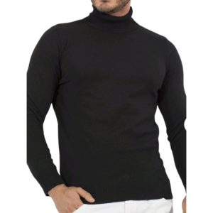 Buso cuello tortuga negro
