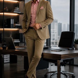 traje camel